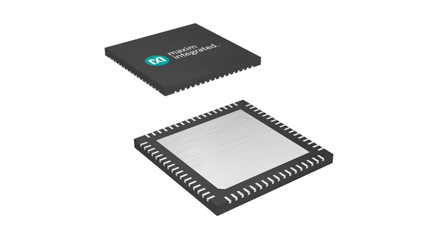 Maxim Integrated, 32bit ARM Cortex, MCU Microcontroller, 100MHz, 384 kB Flash, 68-Pin TQFN