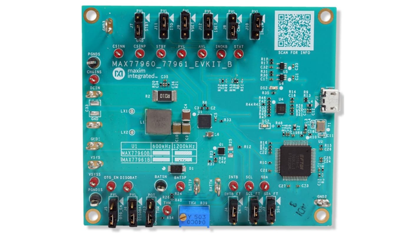Maxim Integrated 開発キット, 開発キット, バック-ブーストコンバータ, MAX77960 の場合 用, MAX77960BEVKIT12#