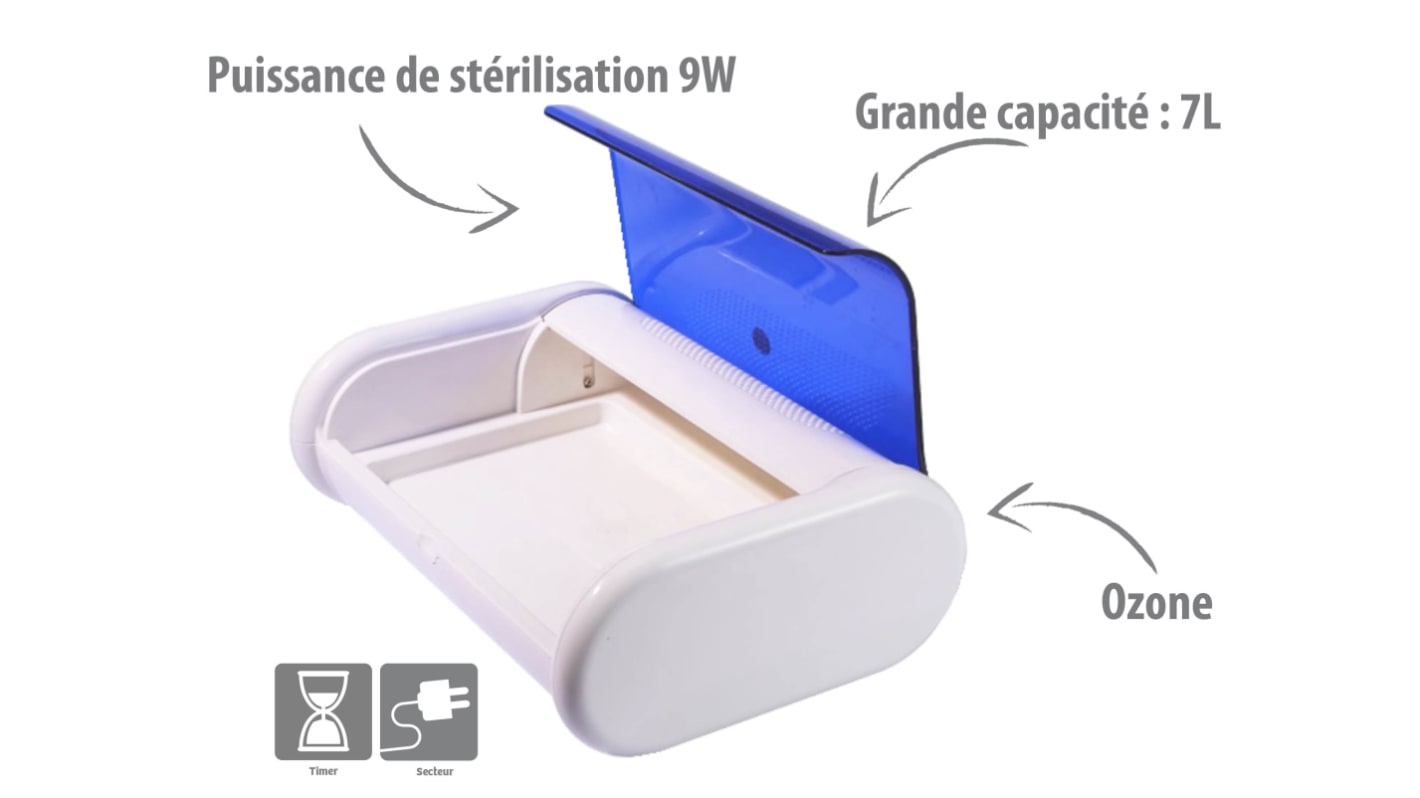 Box pro UV dezinfekci, řada: Pure, 9 W 254 nm Ne, délka: 398 mm, 230 V Orium