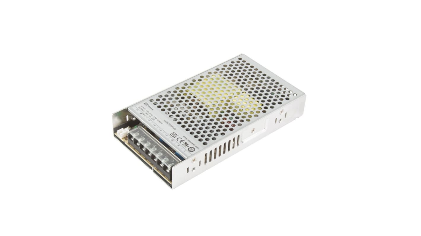 XP Power LCW150 AC/DC-Netzteil, 12V dc / 12.5A 150W 85 → 305V ac Geschlossen
