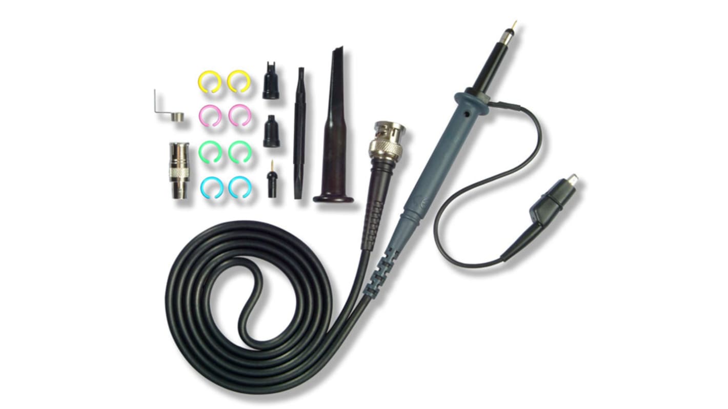 Sonda para osciloscopio Sefram GE.1511, Tensión, BNC, 150MHZ, 1:10
