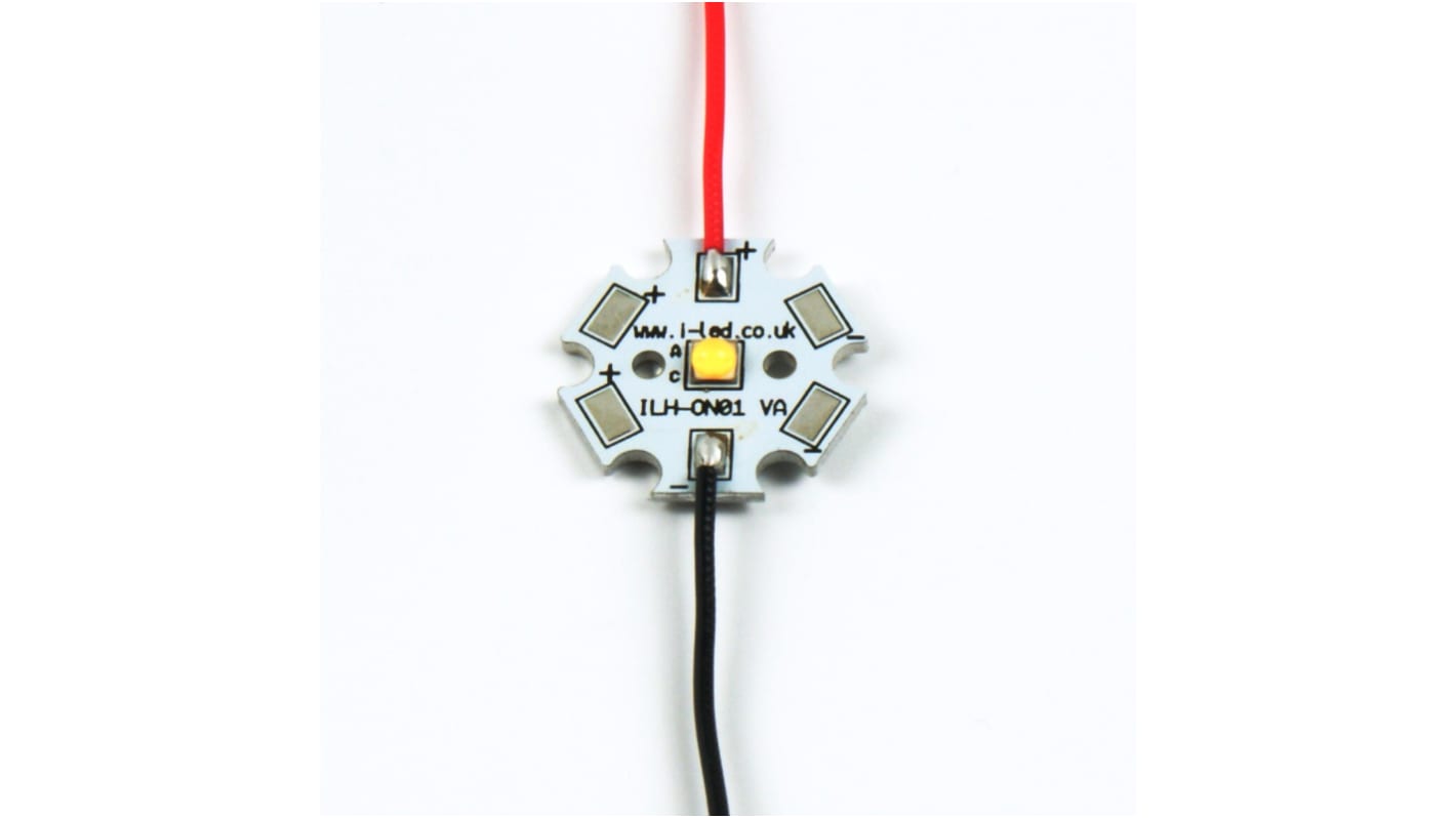 Kruhové pole LED, řada: OSLON Signal ILH-SG01-SITG-SC221-WIR200. barva Zelená 97 lm ILS