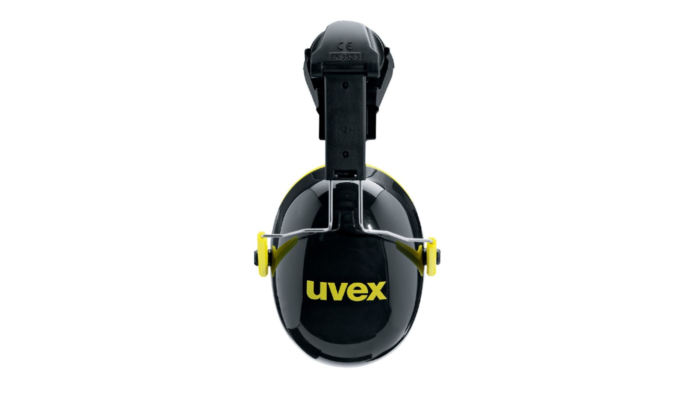 uvex Uvex K , SNR 30dB, col. Nero, Giallo Conchiglie auricolari