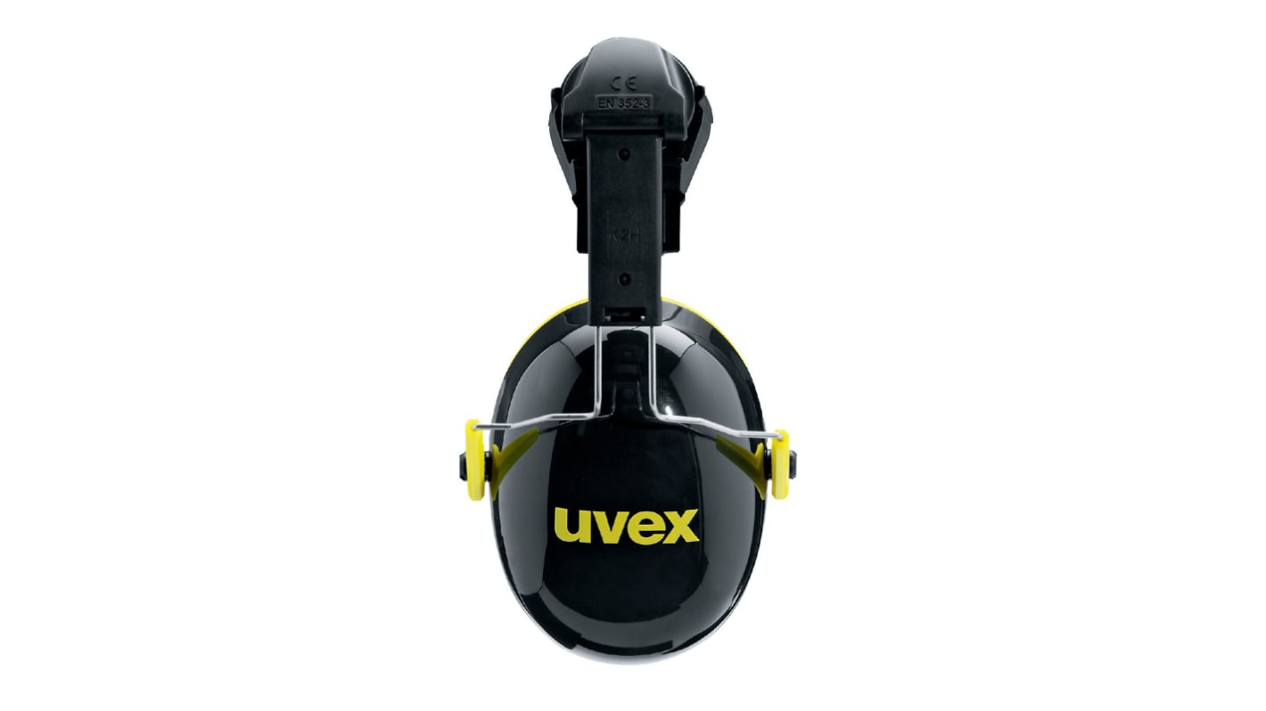 Uvex Uvex K Ear Defender with Helmet Attachment, 30dB, Black, Yellow