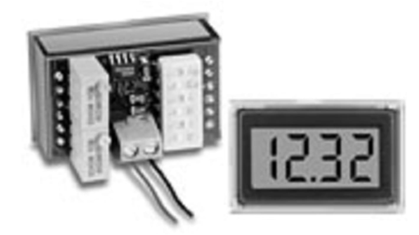 Murata 直流数字电压表, 3.5位数, 35.1mm x 22.4mm切面, DMS-20LCD-4/20系列