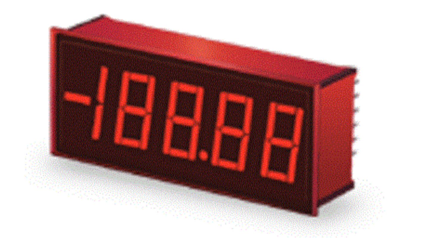 Murata DMS-40PC Series Digital Panel Voltmeter DC, LED Display 4.5-Digits