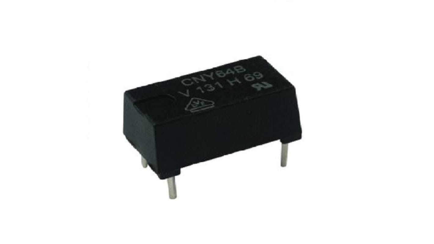 Vishay, CNY64B DC Input Phototransistor Output Optocoupler, Through Hole, 4-Pin DIP