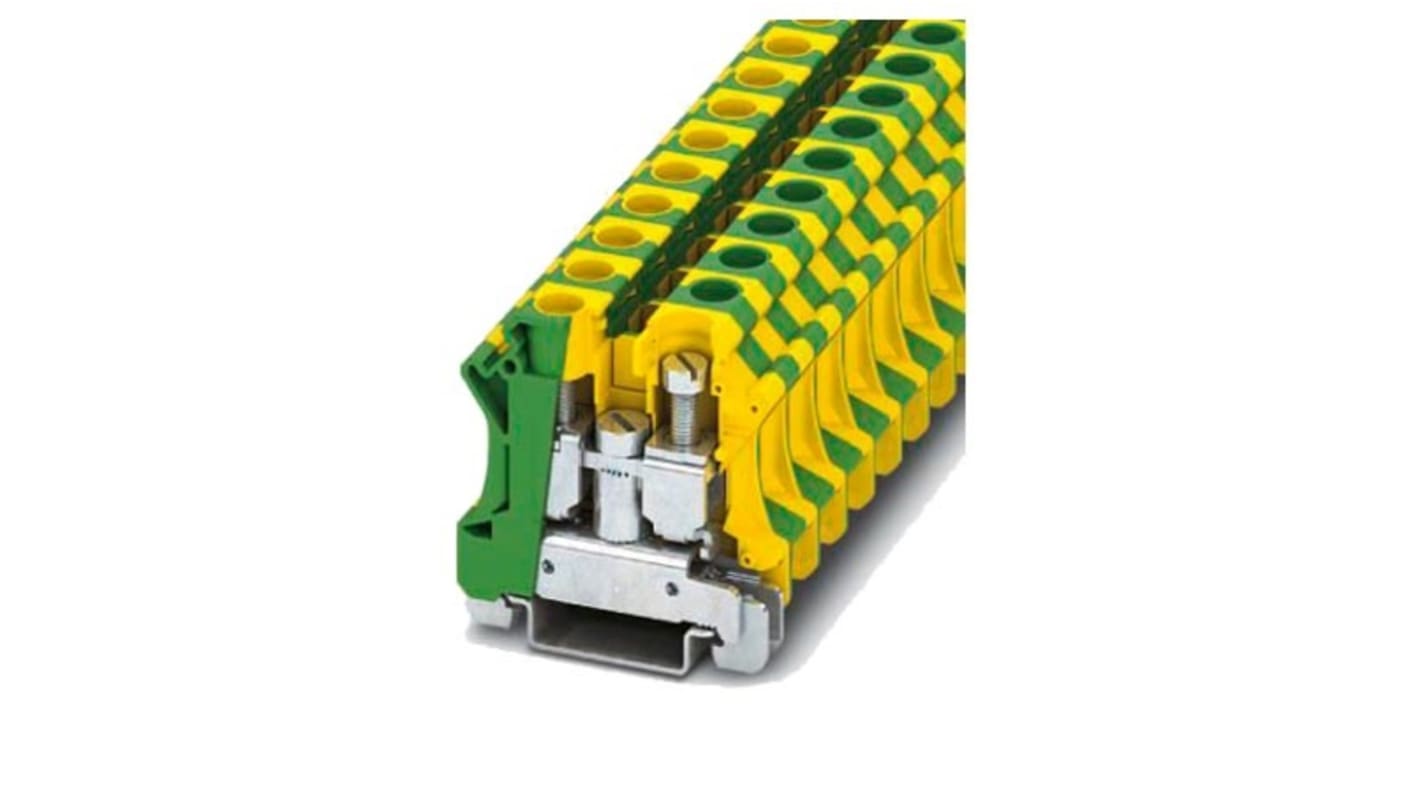 Siemens 8WH1201-0CK07 8WH1201 Series Green/Yellow, Single-Level, Screw Termination