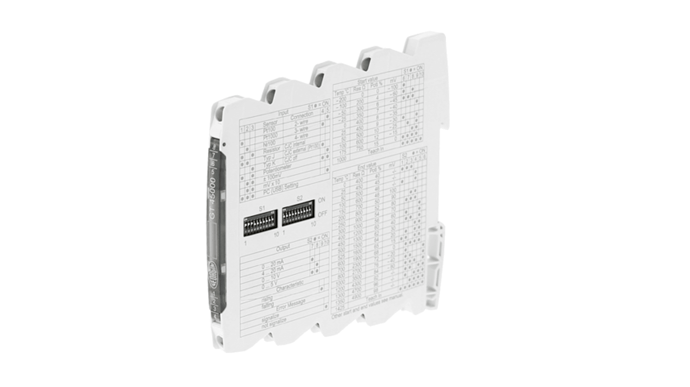 GEORGIN GN 21000 Repeater, Strom, Spannung 0 → 5 V, 0 → 10 V, 0 → 20mA EIN / Analog