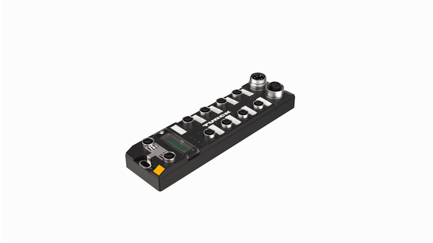 Turck TBEN-L Series I/O module, M12, 5 way, 8 port