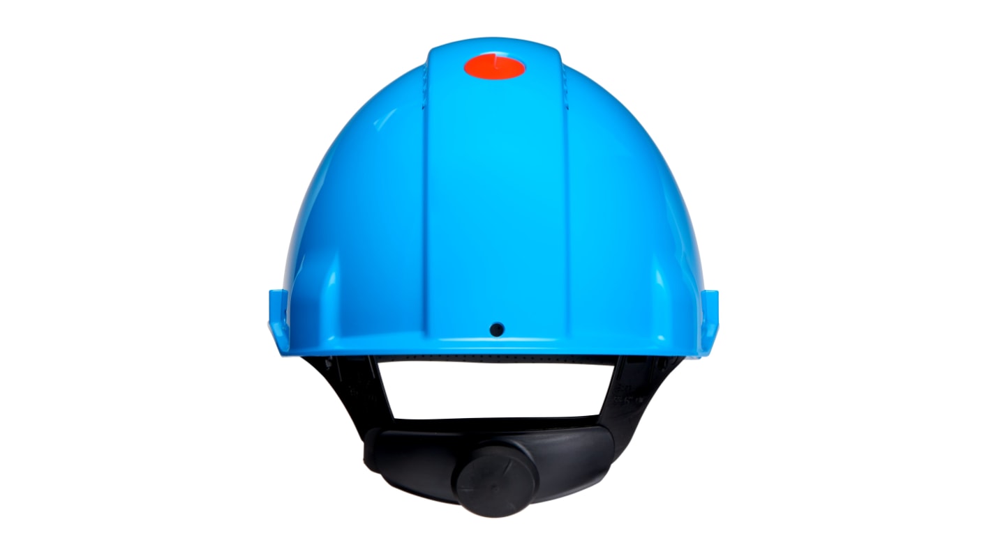 3M G3000 Blue Hard Hat , Adjustable, Ventilated