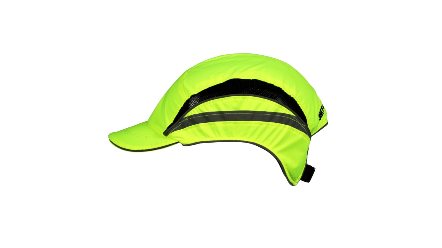 3M Yellow Short Peaked Bump Cap, ABS Protective Material