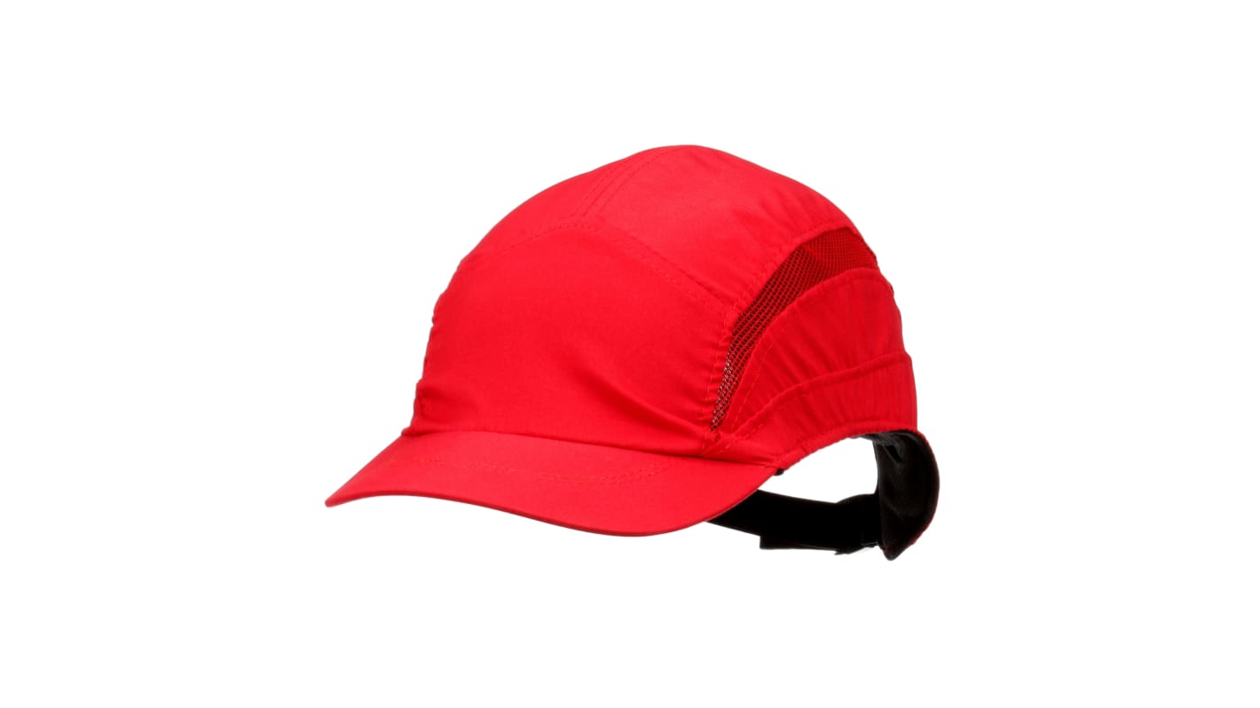 Casquette de protection 3M, 52 → 65cm de tour de tête, ABS, ABS, Rouge