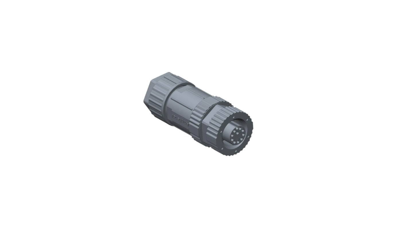 Amphenol Industrial Circular Connector, 5 Contacts, Cable Mount, M12 Connector, Socket