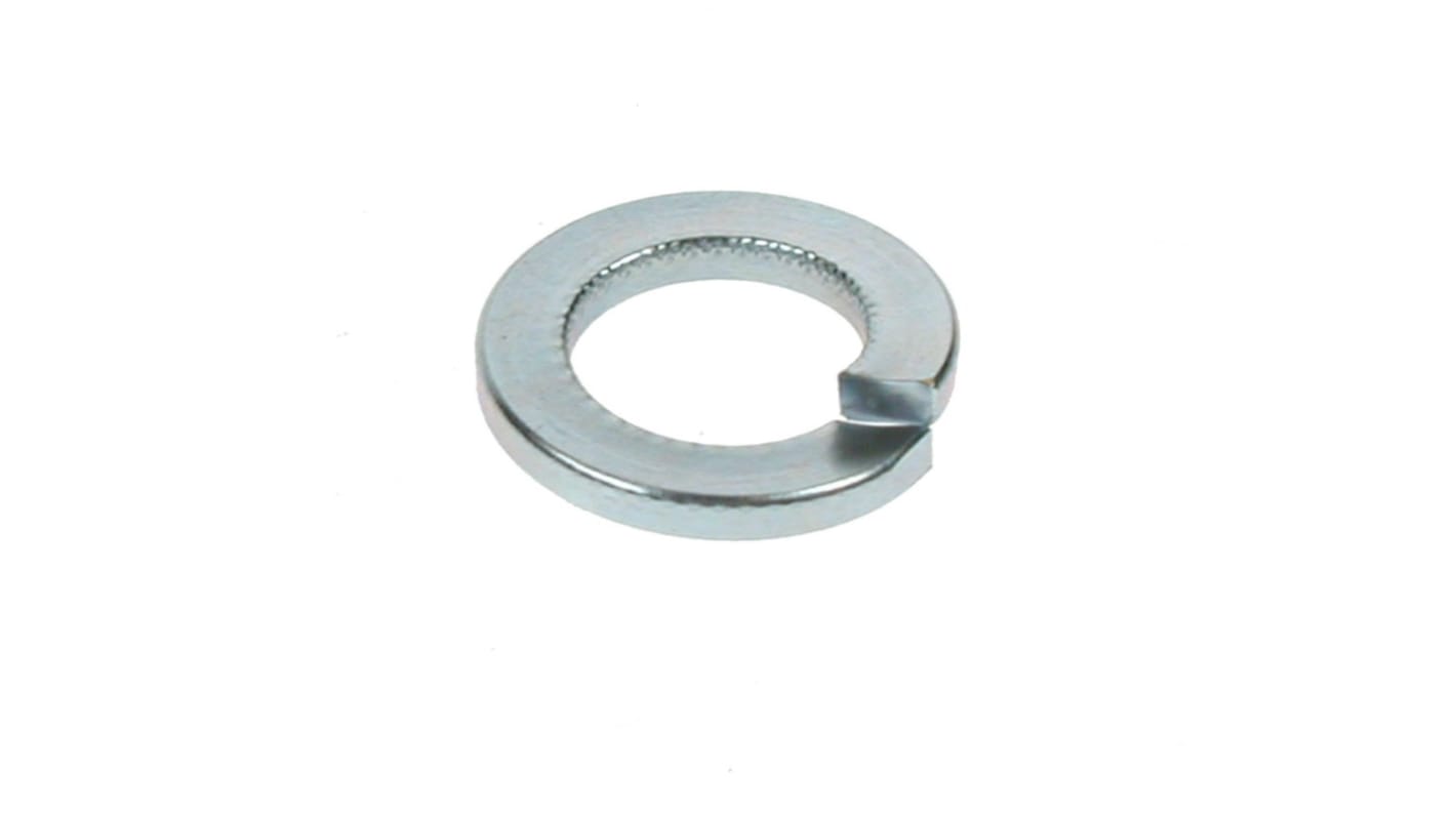 Bright Zinc Plated Steel Locking Washers, M4, DIN 127B