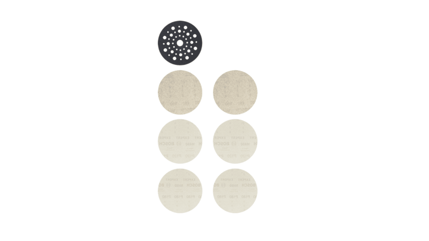 Disco per carteggiatura Expert Bosch, Ø 150mm, grana 80, 120, 180