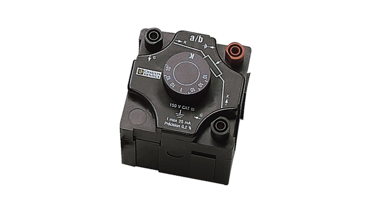 Chauvin Arnoux Resistance Decade Box, Resistance Resolution 1 MΩ