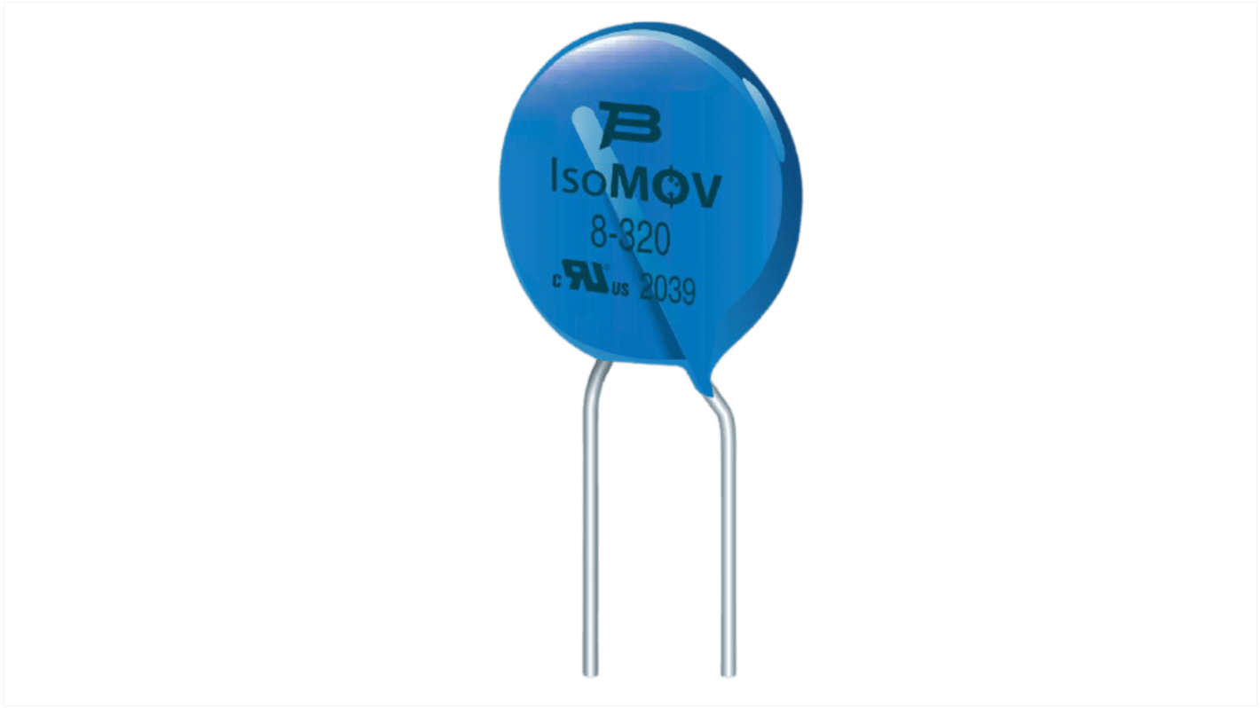 Bourns IsoMOV Metalloxid-Varistor, 30 pF, 40 pF, 175V / 50 A, 100 A, Wolle Gehäuse