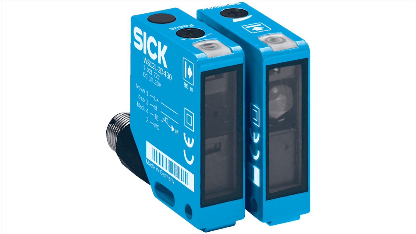 Rs-Online Sensore fotoelettrico Rettangolare Sick a fascio passante rilevamento 0 80 → m. uscita PNP