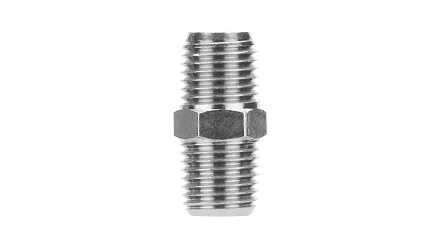 RS PRO Threaded Fitting, Straight Nipple