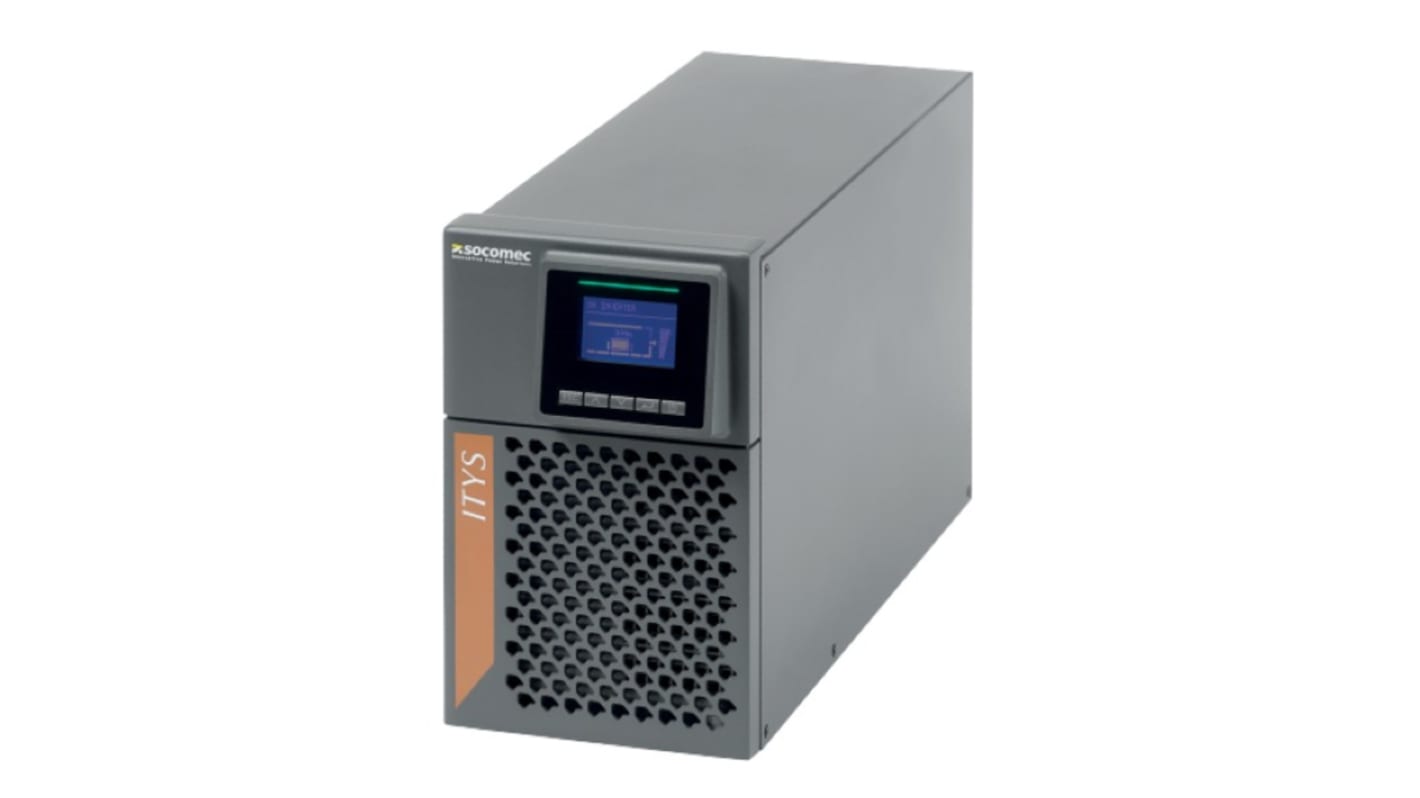 Socomec 230V Input Stand Alone Uninterruptible Power Supply, 1000VA (1kW), ITY3