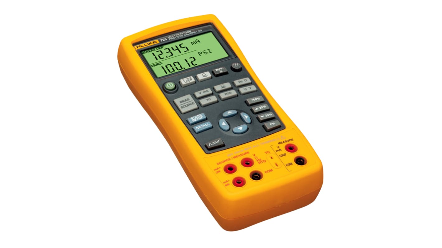 Fluke 725 Multi Function Calibrator, 24mA, 30V, 130 x 236 x 61mm