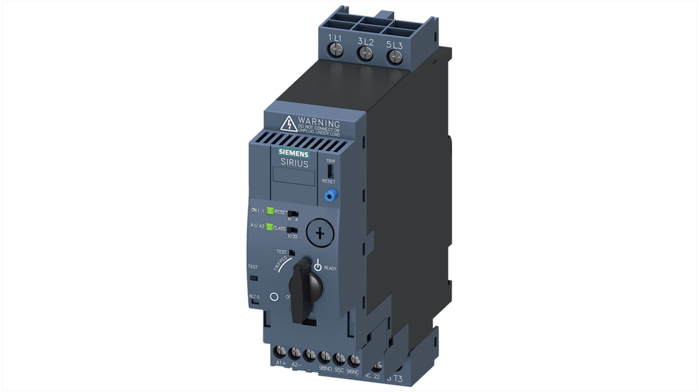 Siemens SIRIUS 3RA6 Load Feeder, DOL, 690 V ac, 3 Phase, IP20
