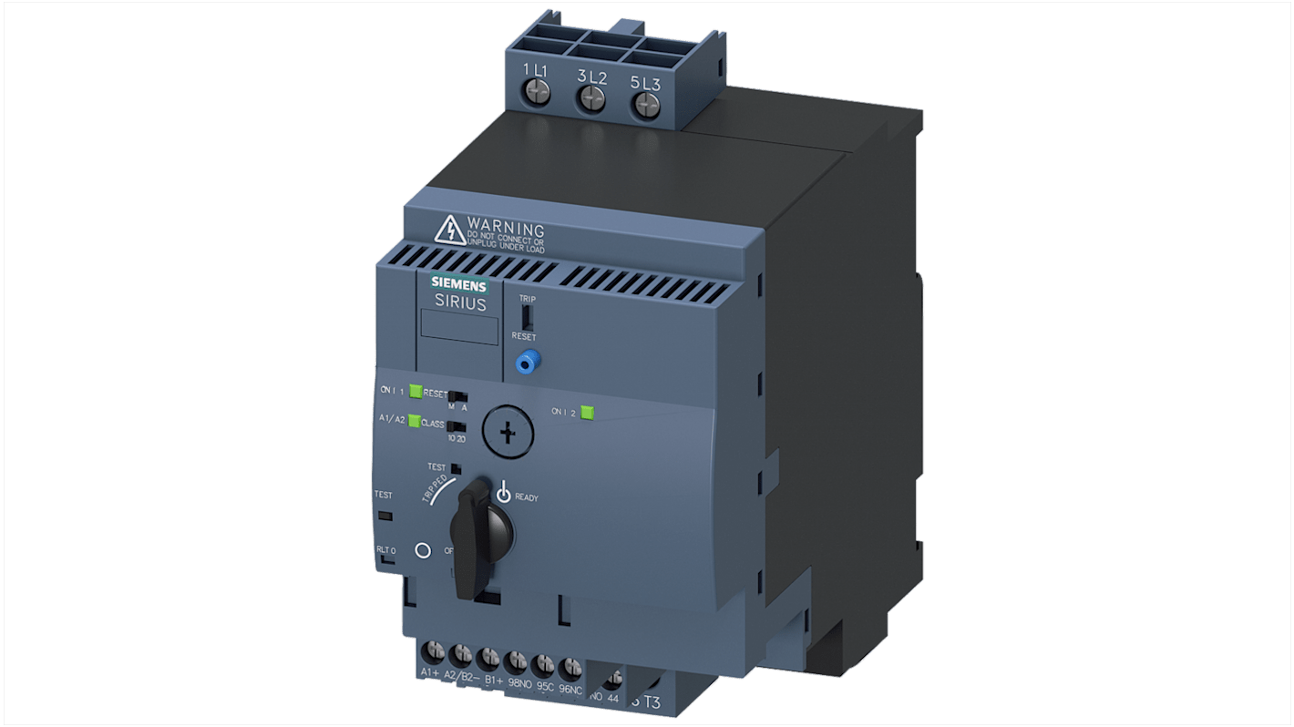 Siemens SIRIUS 3RA6 Load Feeder, Reversing Starter, 690 V ac, 3 Phase, IP20