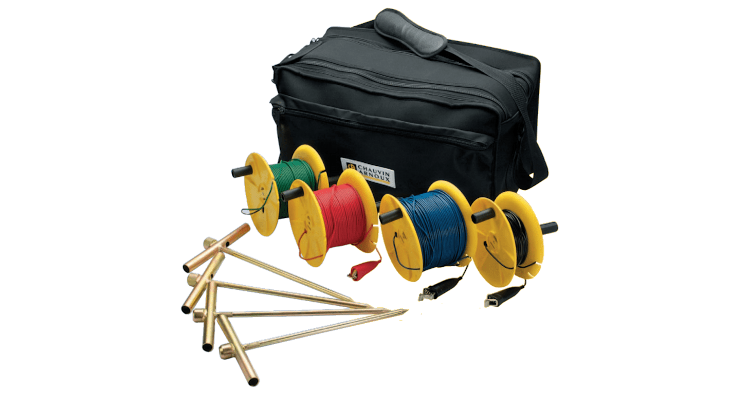 Chauvin Arnoux P01102040 Earth And Resistivity Kit, For Use With Earth Testers