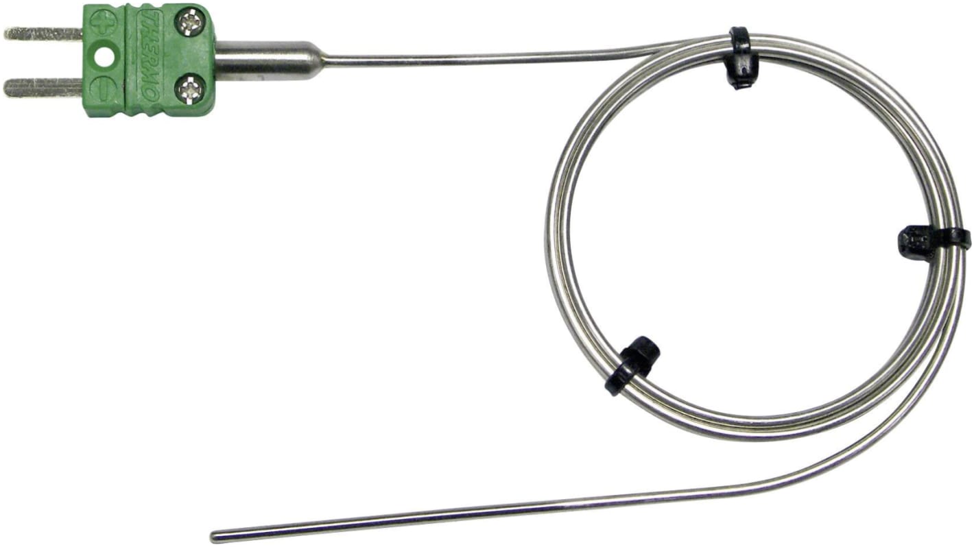 Chauvin Arnoux K Wire General Temperature Probe, 1000mm Length, 2mm Diameter, 1000 °C Max