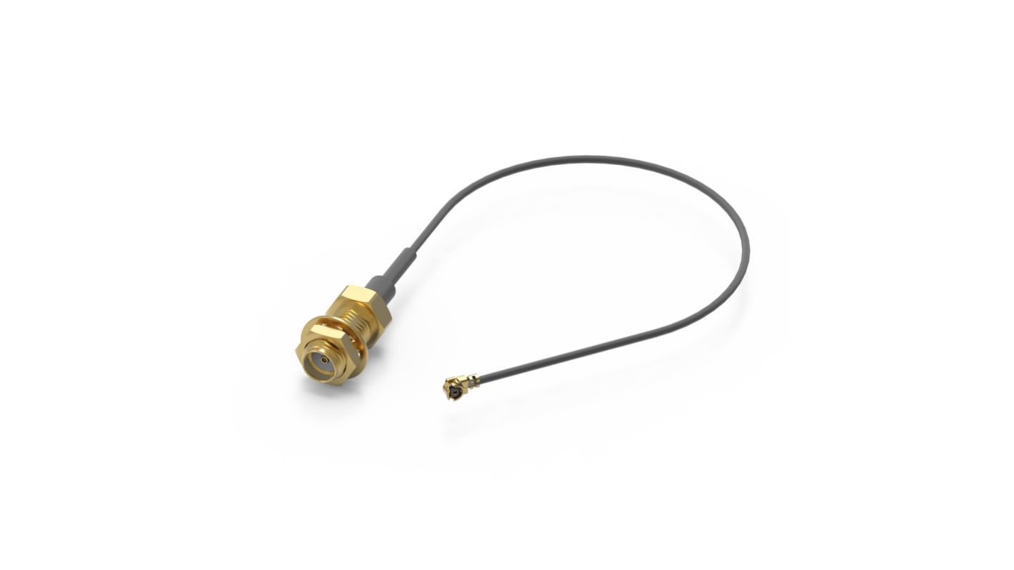 Wurth Elektronik Female SMA to Male UMRF Coaxial Cable, 250mm, Terminated