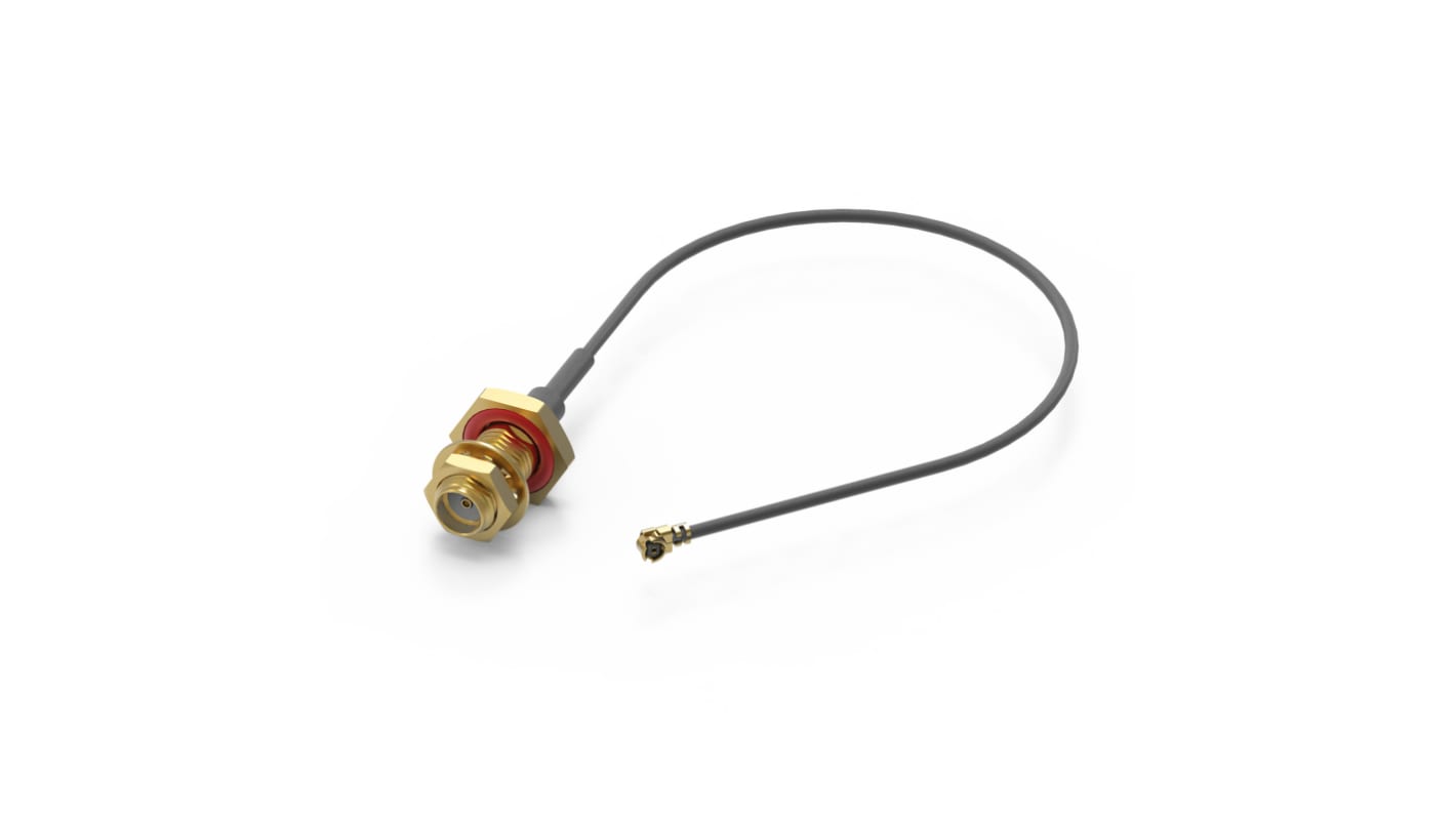 Cavo coassiale Wurth Elektronik, SMA / UMRF, L. 200mm, 50 Ω, col. Nero