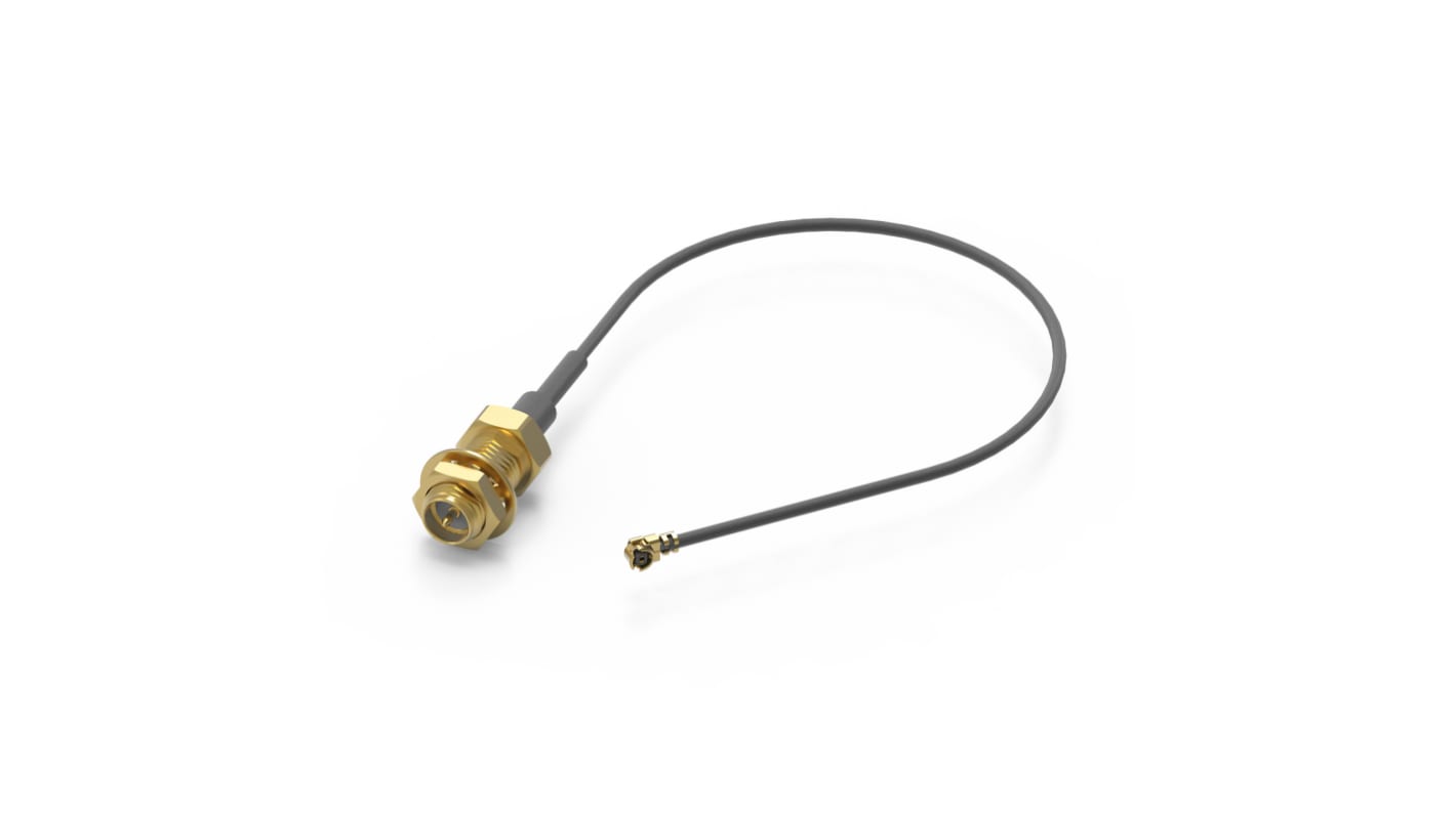 Wurth Elektronik Female RP-SMA to Male UMRF, 200mm, Terminated50 Ω