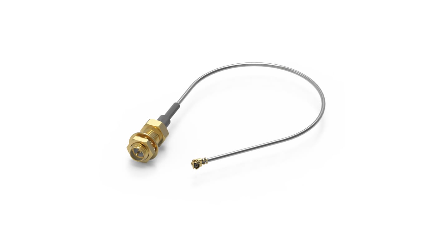 Wurth Elektronik Female RP-SMA to Male UMRF, 100mm, Terminated50 Ω