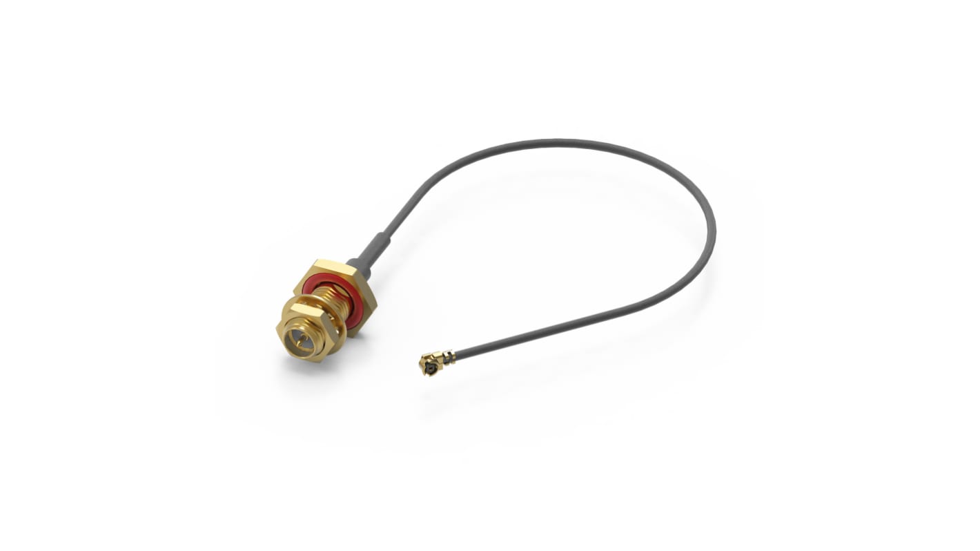 Wurth Elektronik Female RP-SMA to Male UMRF, 100mm, Terminated50 Ω