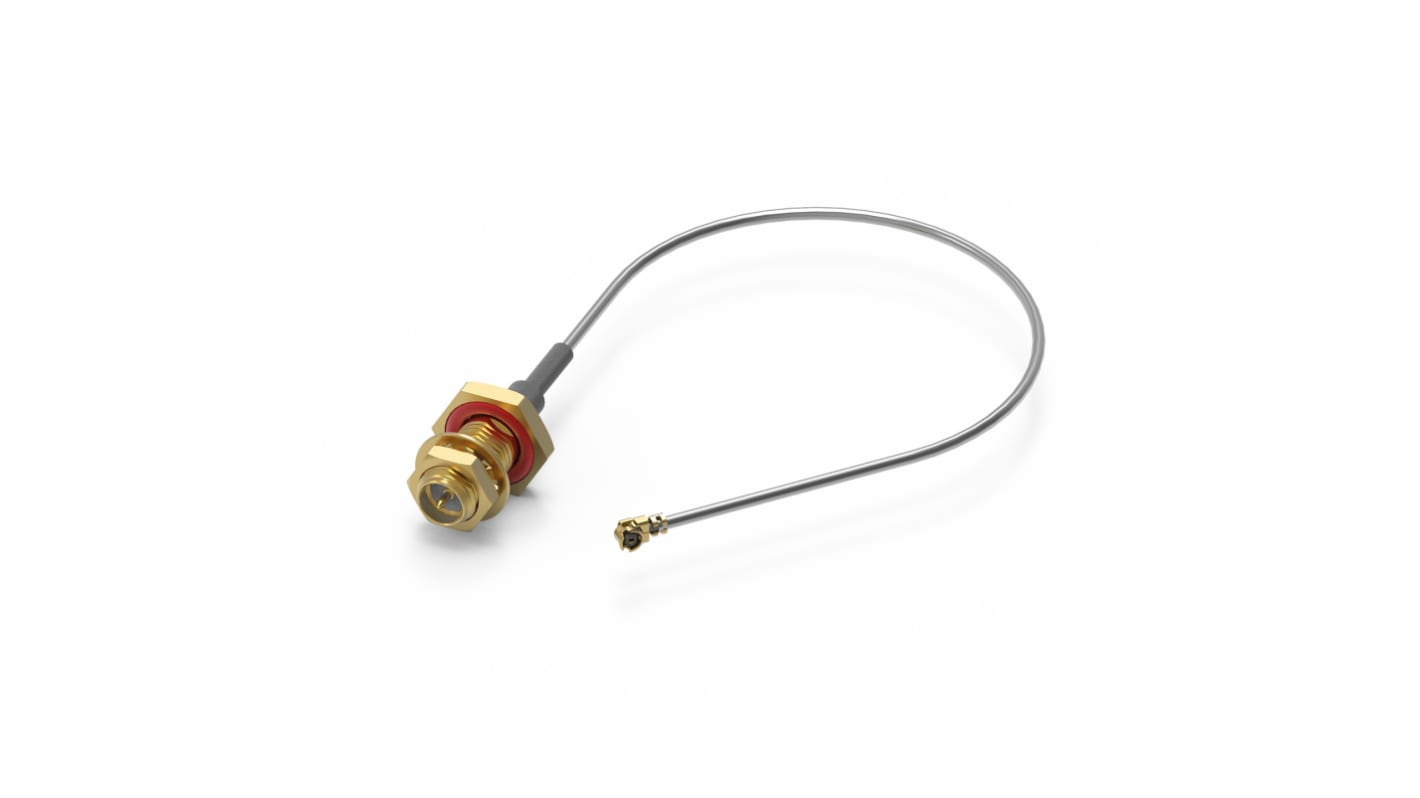 Wurth Elektronik Female RP-SMA to Male UMRF, 150mm, Terminated50 Ω