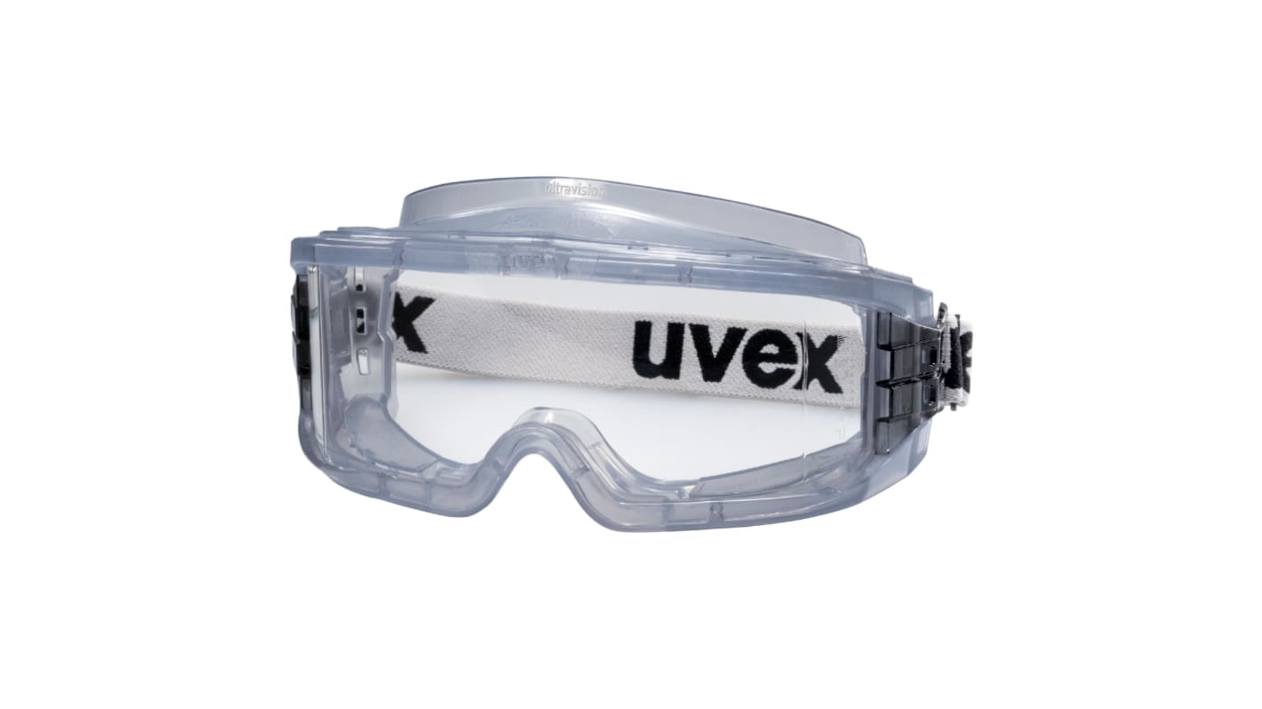 uvex Schutzbrille, Carbonglas, Klar mit UV Schutz, Rahmen aus Kunststoff kratzfest