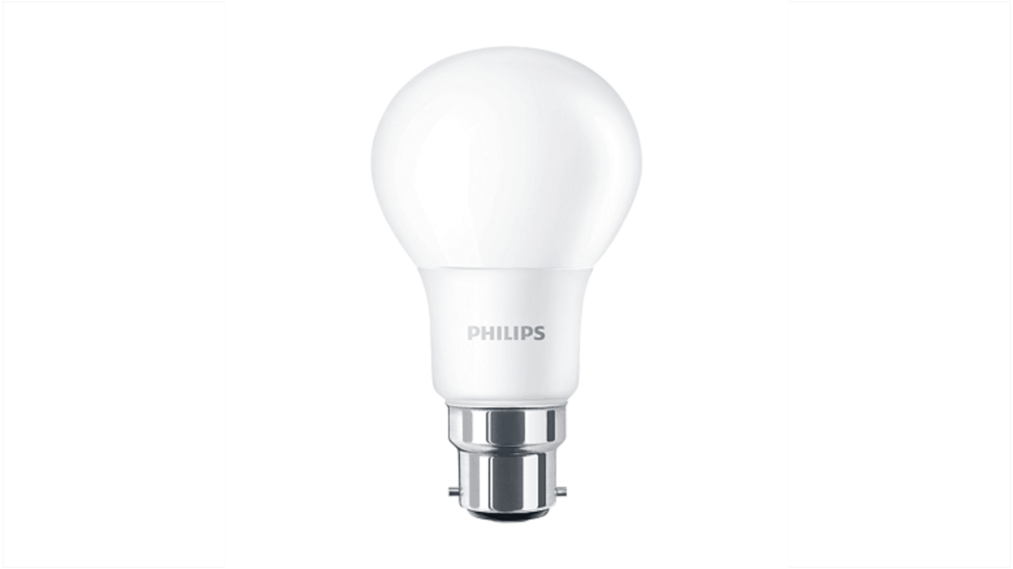 Philips CorePro B22 LED GLS Bulb 5.5 W(40W), 2700K, Warm White, A60 shape