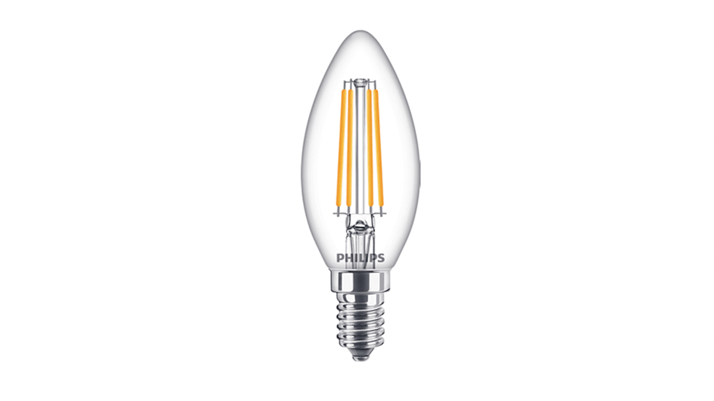 Philips CorePro E14 GLS LED Candle Bulb 6.5 W(60W), 2700K, Warm White, B35 shape