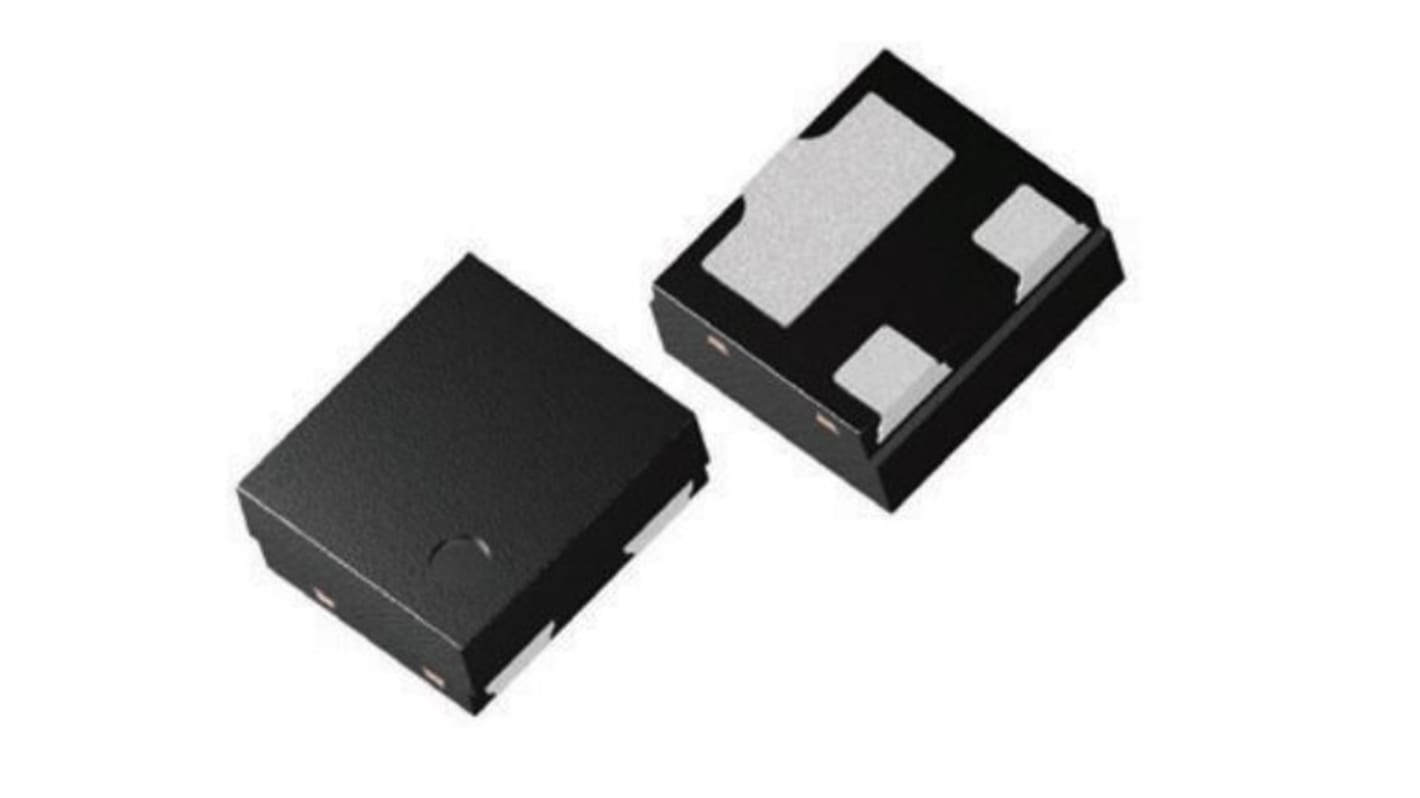 Vishay VCAN24A2-HT5HG3-08, Triple-Element Bi-Directional TVS Diode, 100W, 3-Pin DFN1110-3A