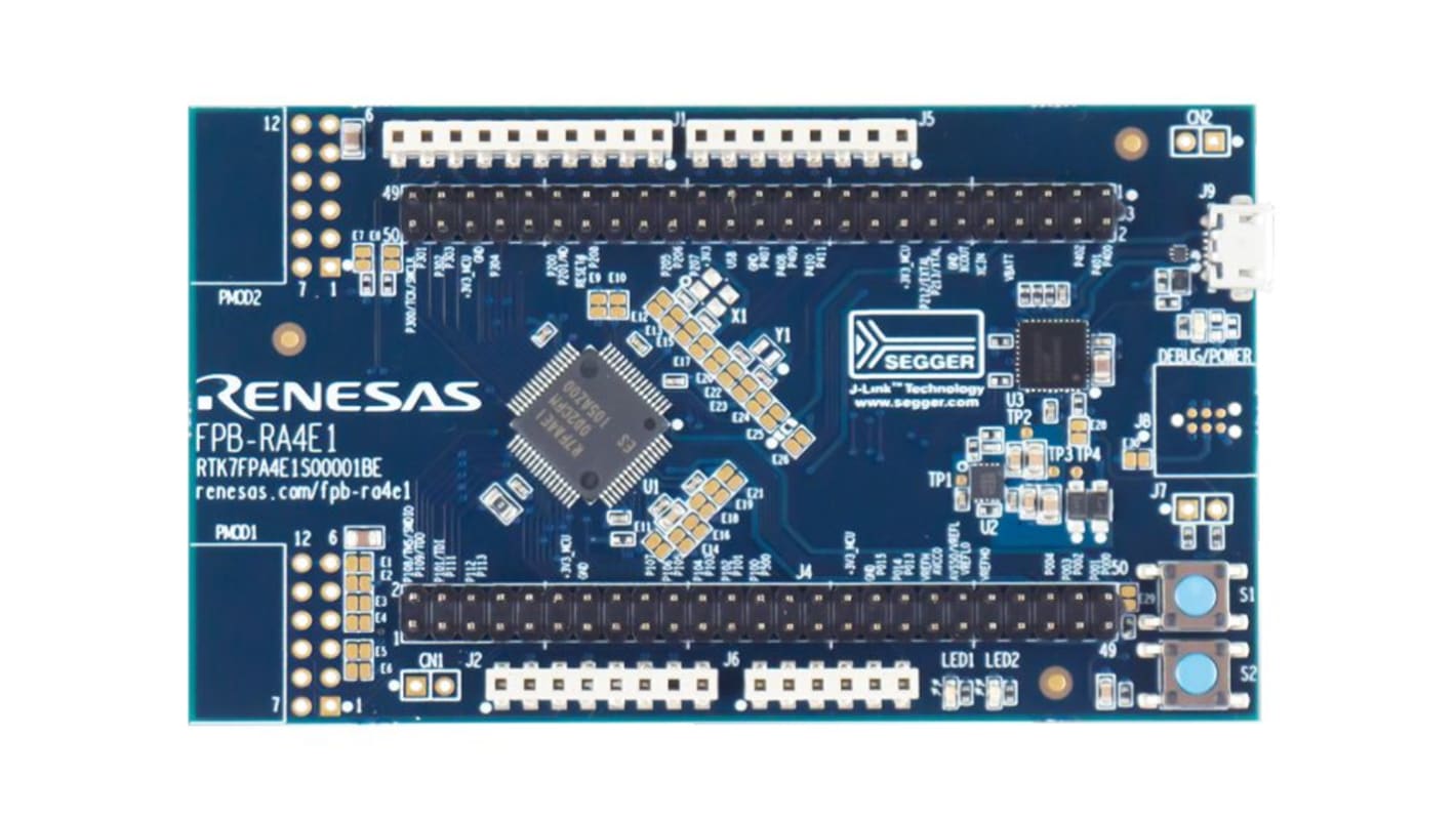 Renesas Electronics RA4E1开发板, ARM Cortex M33内核, FPB-RA4E1 Fast Prototyping Board