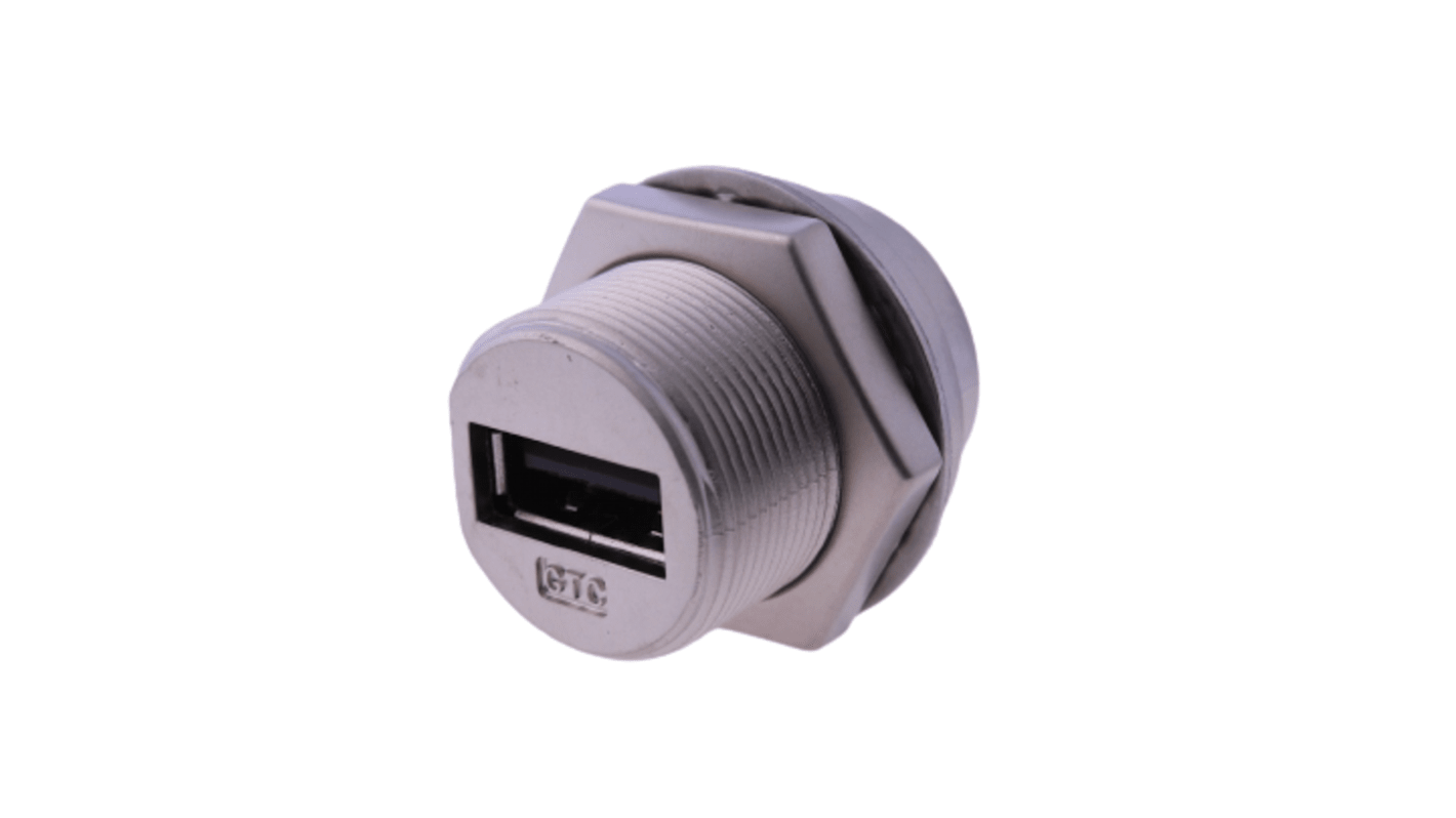RS PRO Type-A, USB2.0 カプラ, メス, パネルマウント