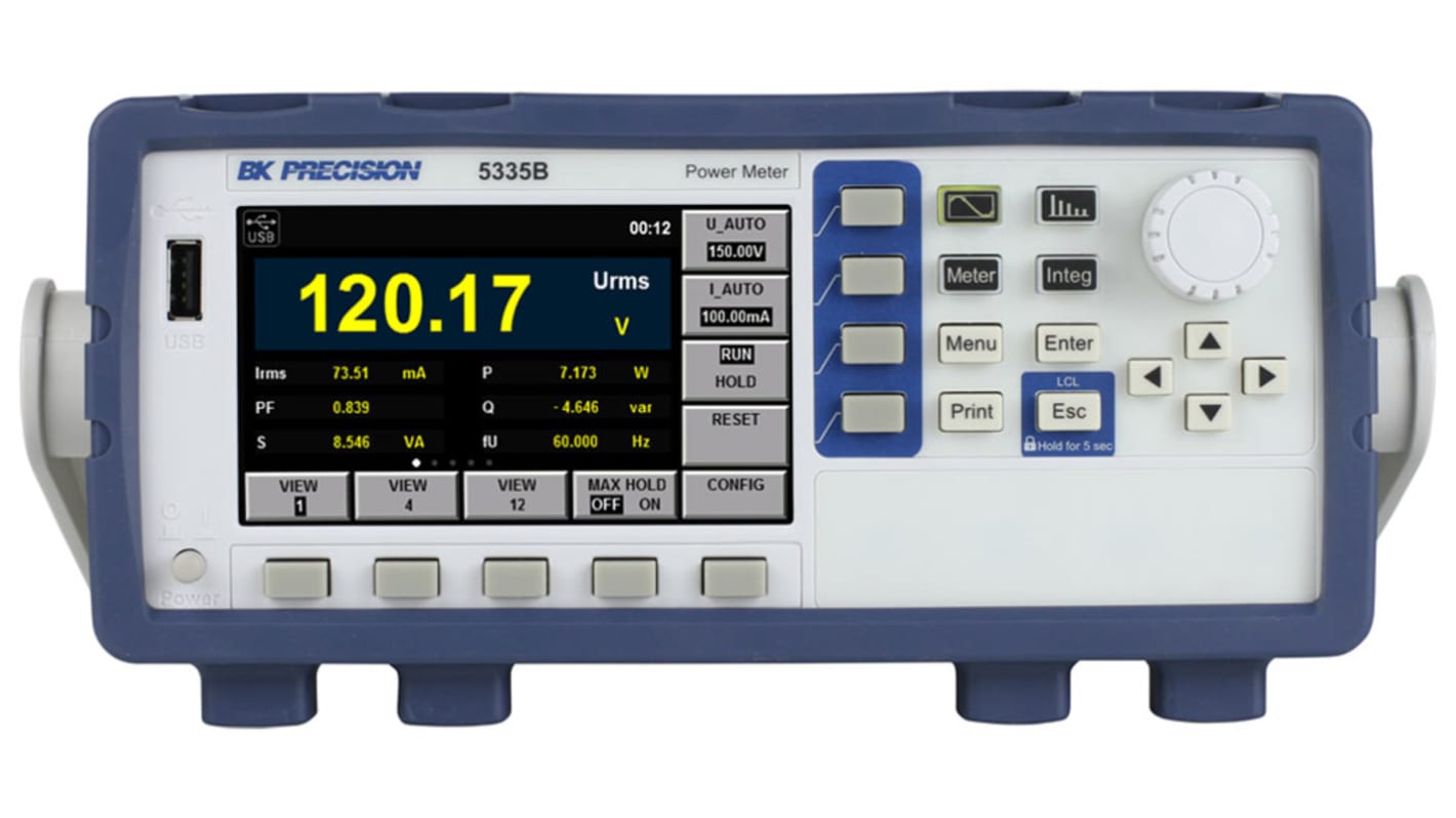 BK Precision BK5335B Power Meter, 20A ac max, 20A dc max