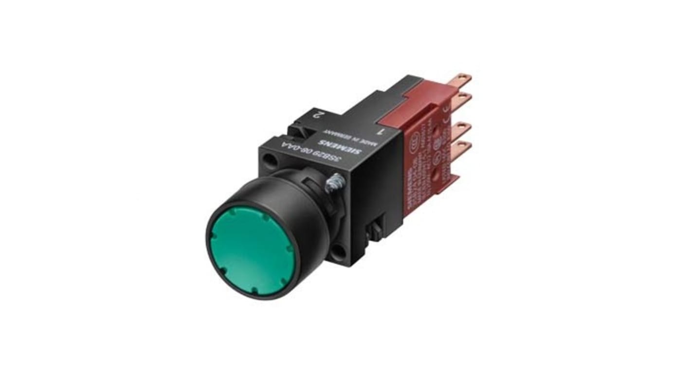 Pulsante Siemens, SPST, luminoso