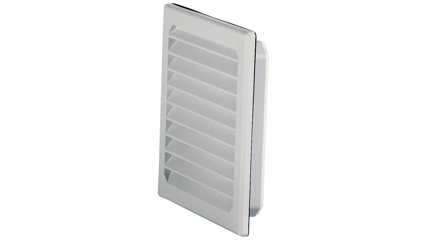 Siemens Plastic Vent Grille, Parallel Slat, 105 x 105mm