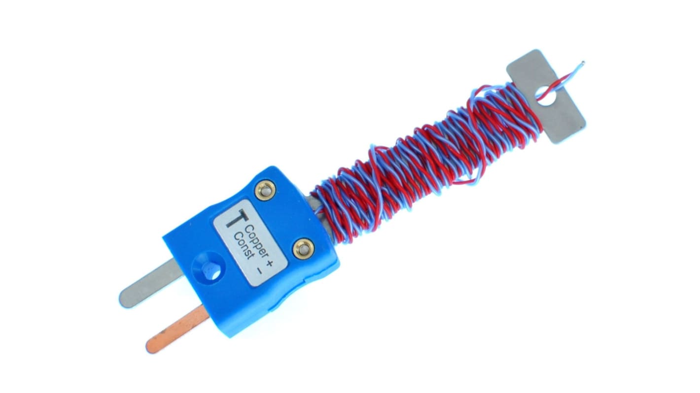 Termočlánek s odkrytým spojem 5m kabel typ T PFA 5m sonda na +220°C ANSI, V souladu s RoHS RS PRO