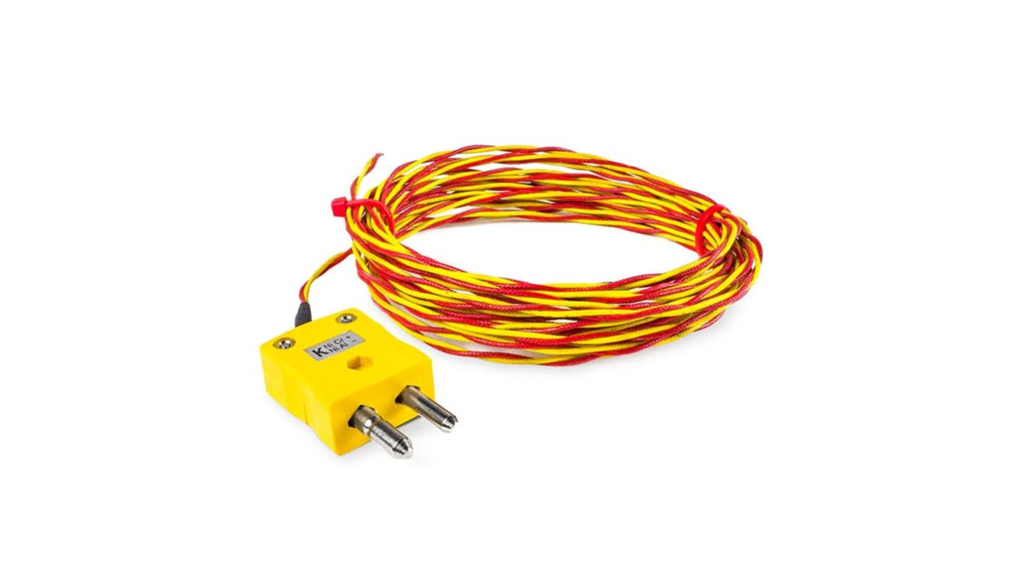 RS PRO Type K Exposed Junction Thermocouple 1m Length, 1/0.711mm Diameter, 0°C → +700°C