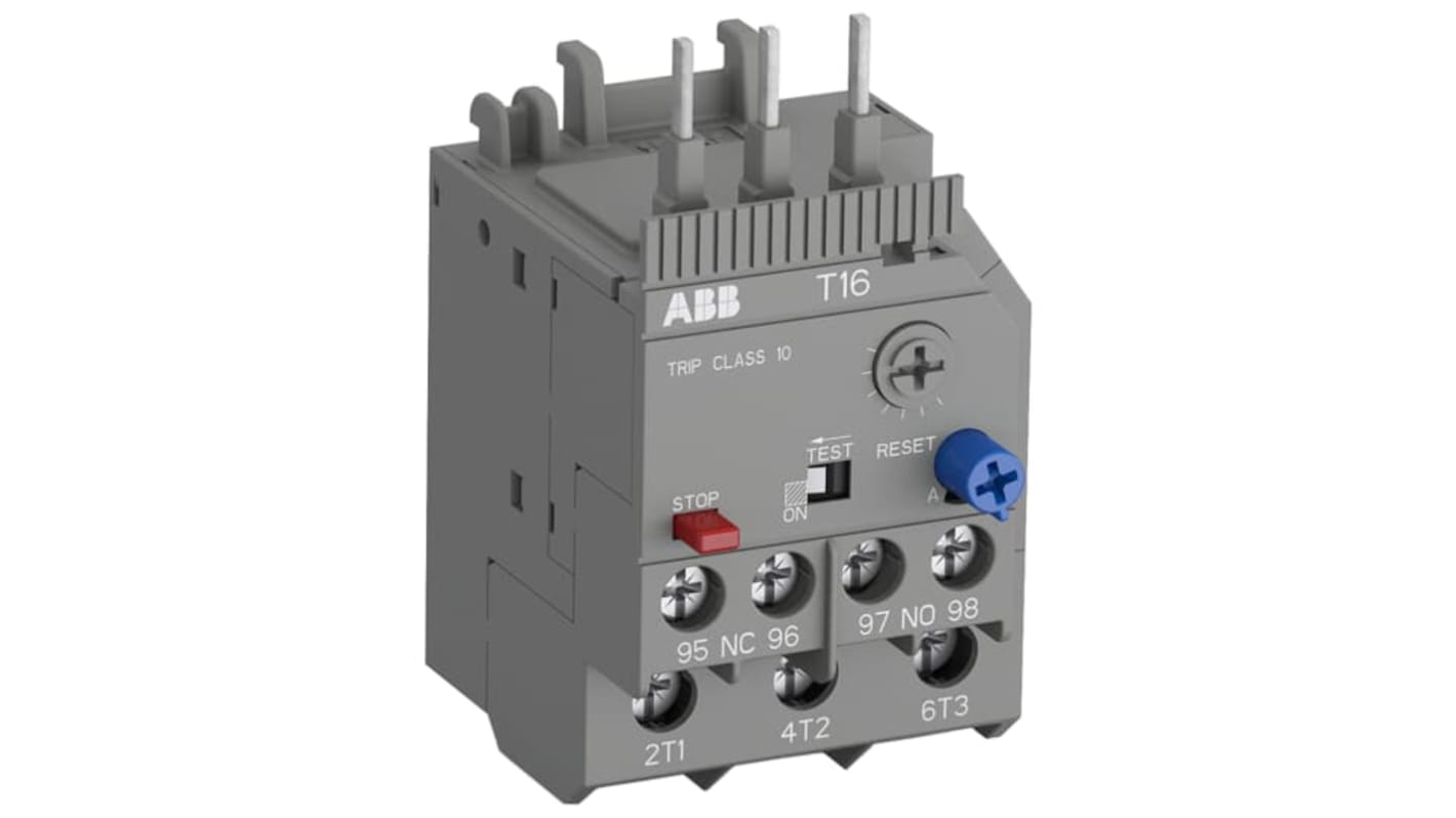 Relè di sovraccarico termico ABB, 1NC/1NA, carico FLC 1,0 → 1,3 A, 1,3 A