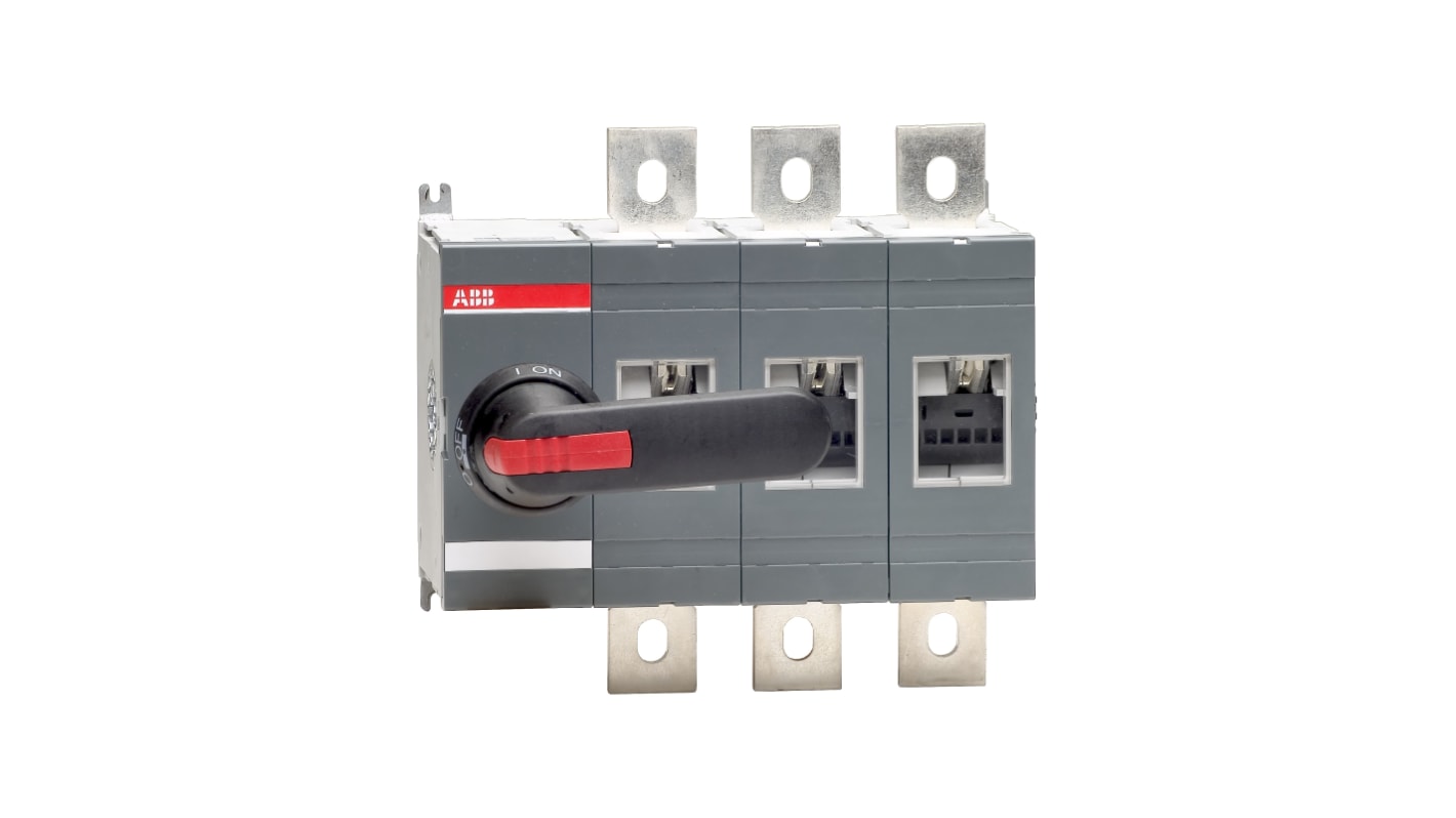 Interrupteur-sectionneur ABB OT, 3, 630A, 690V c.a.