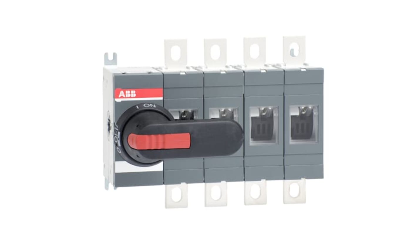 ABB OT Pole Base Mounting Switch Disconnector - 400A Maximum Current, 400kW Power Rating, IP65